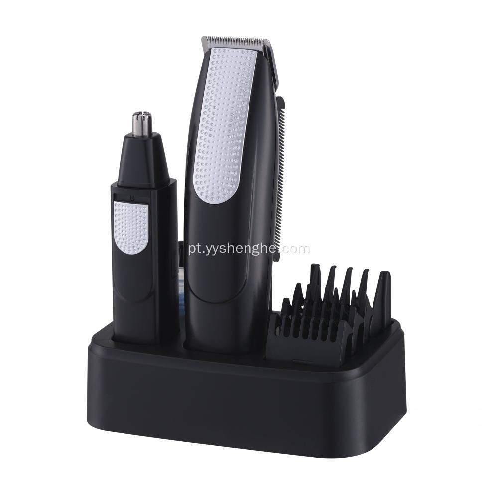 Mecanismo de cabelo do nariz compacto Clippers de cabelo seco Conjunto de bateria