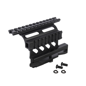 Staffa di montaggio in metallo a doppia faccia tattica professionale per 12 slot superiori e 8 slot laterali