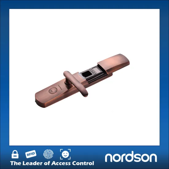 Zinc Alloy Metal panel smart biometric safe lock with embedded fingerprint