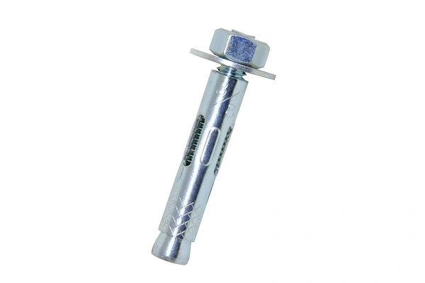 hexagon sleeve detail showing galvanized finish and threading