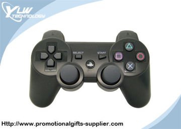 Black Ps3 Motion Controller / Playstation 3 Controllers With Vibration Functions