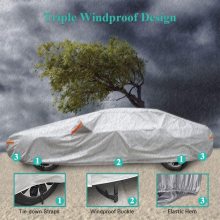 Cubierta de coche al aire libre de protección solar