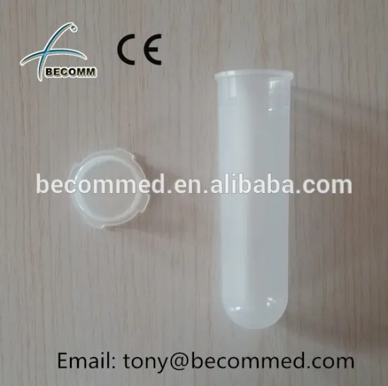 Straight Mouth Round Bottom 50ml Centrifuge Tubes without Graduation