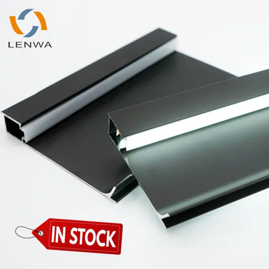 LENWA Modern LED Skirting Board Profile with Adjustable Aluminum Baseboard and LED Light