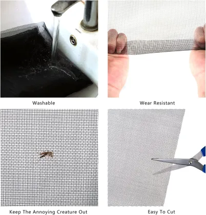 Security Window Screen Mosquito Net Fly Screen for Doors and Windows