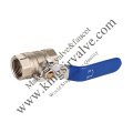 Blue handle ball valve