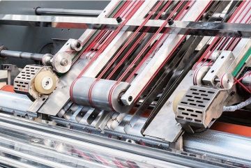 High quality low price flute laminating machine