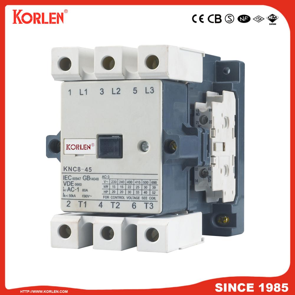 High Quality AC contactor KNC8 TUV Silver Contact