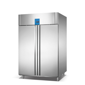 Stainless Steel Commercial Upright French Door Freezer for Hotel Kitchens