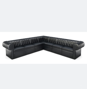 Diamond Tufted Upholstered Sofa Seating for Restaurants