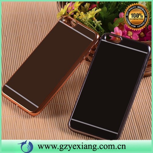 2016 gold chrome mirror case for samsung galaxy a7 soft gel back cover