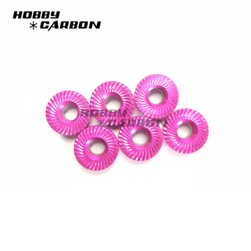 Coloful Self Lock Aluminum Hex Nut with Flange