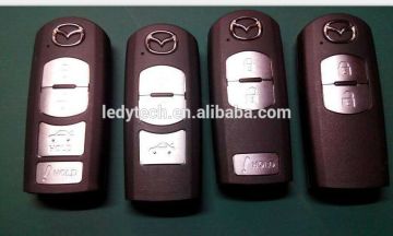 Original Mazda M3, M6 2 button. 3 buttons, 4 butons car remote control fob flip key 433Mhz, 4D63 chip with logo
