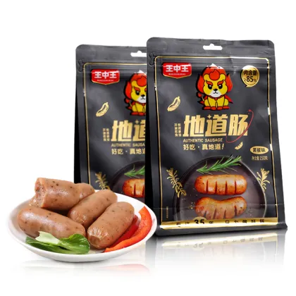 Authentic Chinese Traditional Spicy Sausage with Black Pepper Flavor
