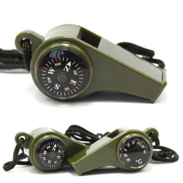 3-in-1 EDC Outdoor Compass Thermometer Whistle Survival Tool