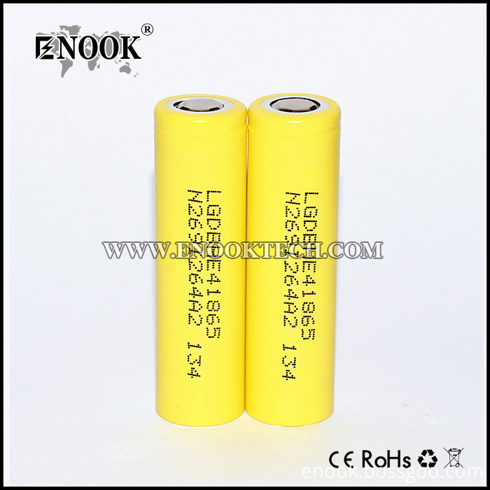 LG HE4 2500mah 18650 Rechargeable Battery Cell