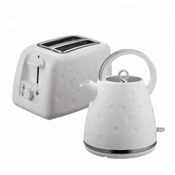 Plastik-Elektro-Toaster und Wasserkessel 2-in-1-Frühstücksset