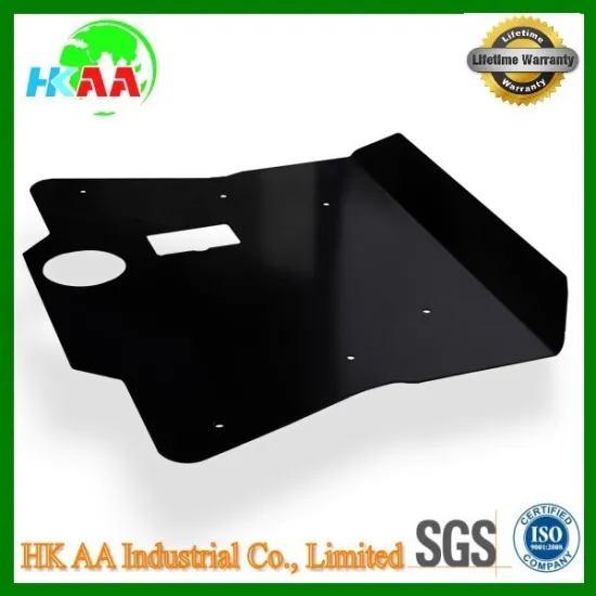 OEM factory supplier stamping skid plate, black oxide steel skid plate