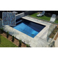 Piscina de mosaico de vidrio azul exterior Backsplash Mirara de pared