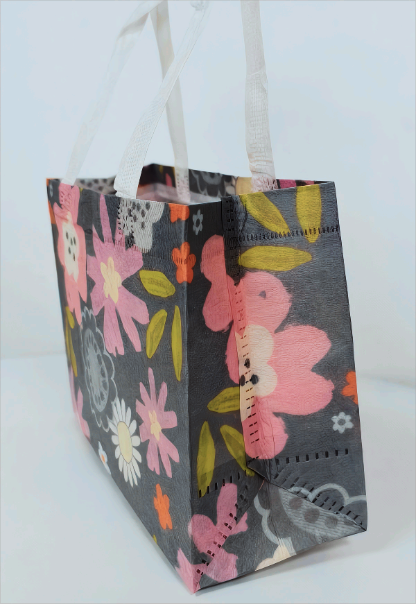 Custom biodegradable water-soluble non-woven bags