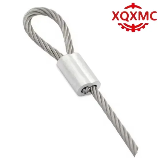 Double Cable Crimps Sleeves 8-Shaped US Type Hourglass Aluminum Cable Ferrule