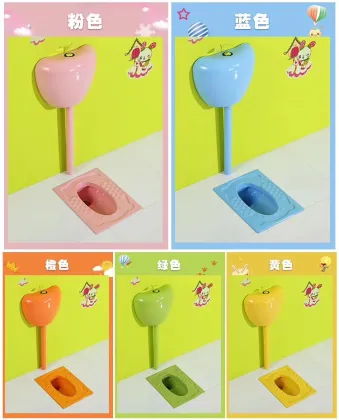 Hot Sale Kids Bathroom Sanitary Ware: Colored Ceramic Squat Toilet