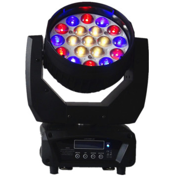 New Quietly and Smaller 19PCS 12W Osram Zoom LED Moving Head with X Y Faster