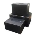 Custom Logo Matte Black Paper Corrugated Mailing Box