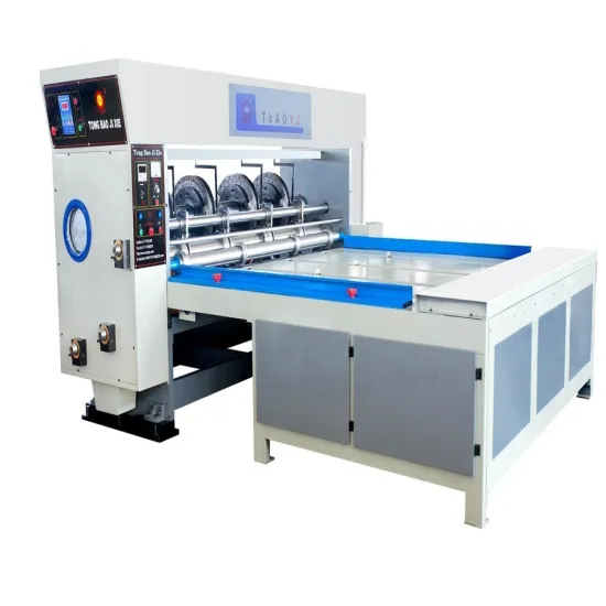Hot Sale Semi Auto Rotary Slotting Corrugated Box Machine Price