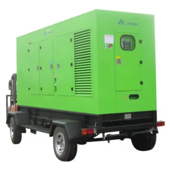 Portable Power Generator Powered by Shangchai Diesel Engine, Soundproof Canopy with Trailer Type