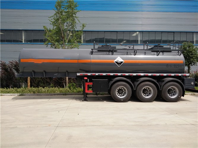 19000 lita tri-axle kemikali kioevu tank nusu trailers