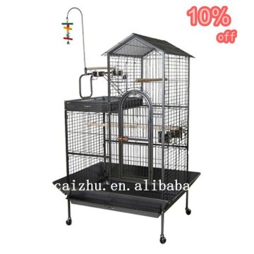 Deluxe Metal Combo Bird Cage for Parrot