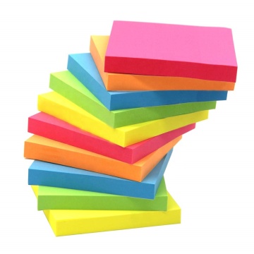 Notas adhesivas personalizadas, 3x3 pulgadas, 100 hojas, 5 colores, almohadillas para notas autoestacas