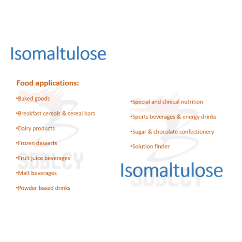 Palatinose Food sweetener Isomaltulose (palatinose) Factory