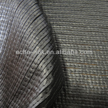 coriaceous embroidery in poly mesh