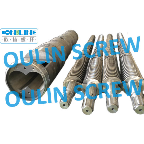 Oil Cooling Twin Conical Screw and Barrel for 400mm UPVC Pipe (UPVC Powder with 40% CaCO3)