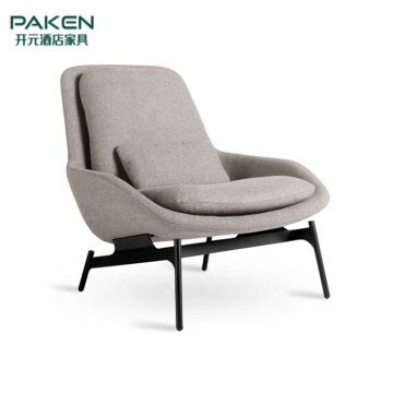 Factory Price Modern Wooden Reclining Leisure Sofa Chair for Living Room Furniture