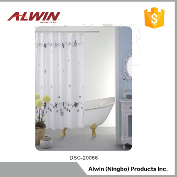 Polyester hotel printing shower curtain 9006