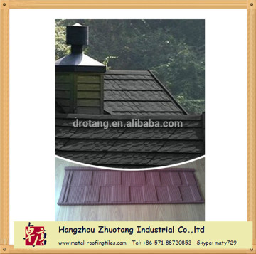 High quality 0.4mm 12 colors stone coated metal roof tile