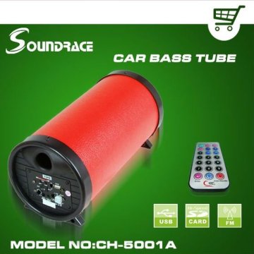 5 inch digital car bass tube with FM