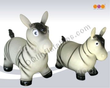 Inflatable Jumping Zebra
