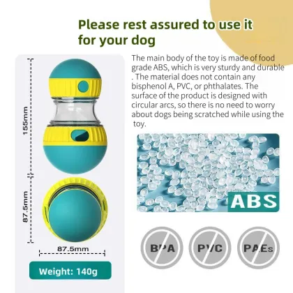 New Arrival Factory Wholesale Pet Fun Feeder Cat Rolling Ball Feeder
