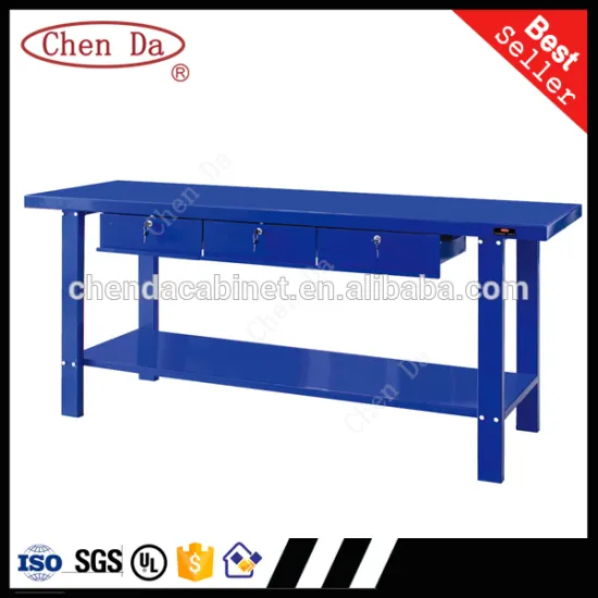 MULTI-FUNCTION 78'' WORKBENCH /STEEL WORKBENCH WITH 3 DRAWERS
