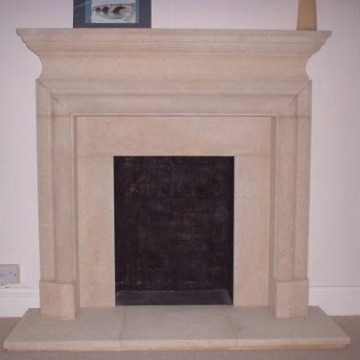 Stone Bolection Fireplace