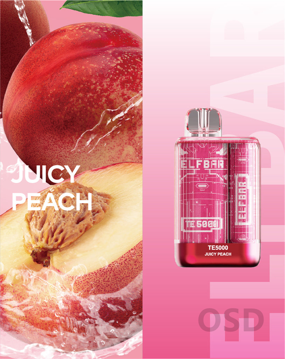 Elf Bar Te5000 Apple Peach