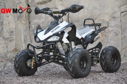 QWMOTO CE New Design off road 125cc Children ATV Kawasaki style 4 wheel Mototcycle ATV for cheap Sale