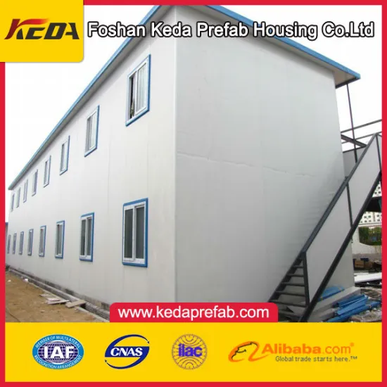 High quality recycle pre engineered steel frame house