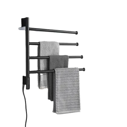 Smart Wall-Mounted Rotatable Electric Towel Rack