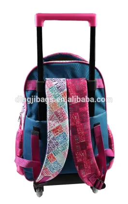 Brand New Girls Trolley School Bag