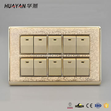 special design 10 gang wall switch directly sale